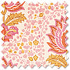 Petal & Block Lotus Blossom, Sunset - Twist&Fit Roman Blind
